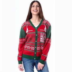 Elf Buddy Cotton Headed Ninny Muggins Christmas Sweater S